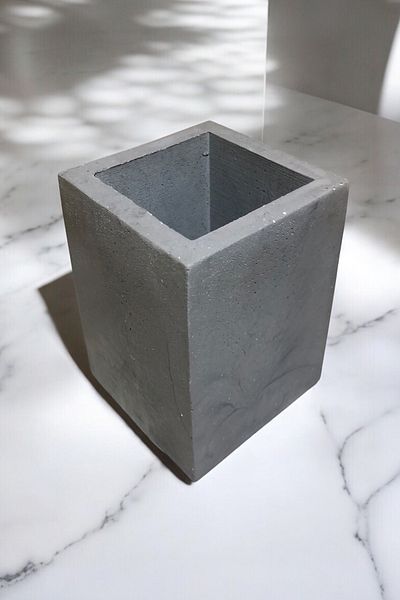 RocArt Home Βάση οδοντόβουρτσας από σκυρόδεμα/θήκη για στυλό/βάζο