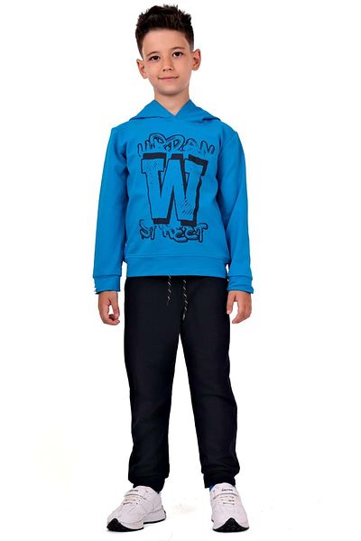 Minikadam Saks Blue Urban W Street Παιδική φόρμα 2 νημάτων - Mnk0617