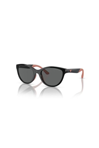 Emporio Armani Kids Woman Cat Eye Sunglasses- Ea 4003 - Lense Size:48mm - Shiny Black