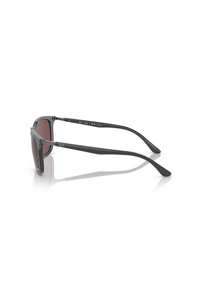 Ray-Ban Ray Ban Unisex Pillow Sunglasses- Rb 4386 - Lense Size:54mm - Transparent Grey
