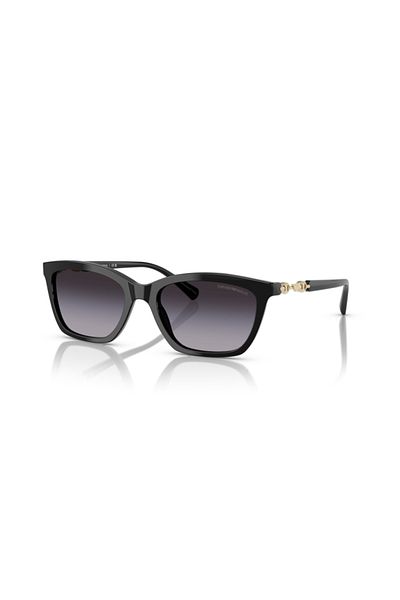Emporio Armani نظارة شمسية نسائية بتصميم عين القطة - Ea 4238 - مقاس العدسة: 54 مم - أسود لامع