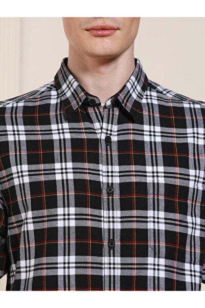 Dennis Lingo By Styli Plaid Casual Shirt for Men