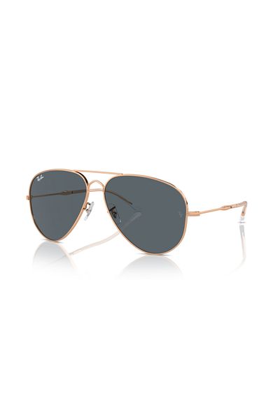 Ray-Ban Ray Ban Unisex Pilot Old Aviator Sunglasses- Rb 3825 - Lense Size:58mm - Rosegold