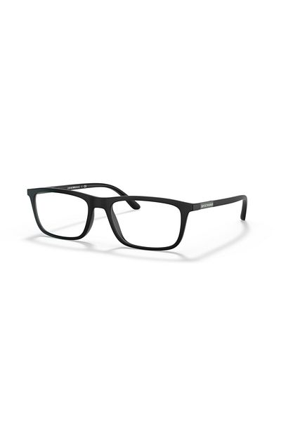 Emporio Armani Man Rectangle Sunglasses- Ea 4160 - Lense Size:55mm - Matte Black