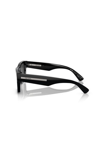 Prada Man Rectangle Sunglasses- Pr 25zs - Lense Size:56mm - Black