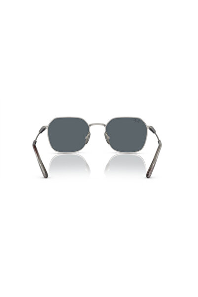 Ray-Ban Ray Ban Unisex Irregular Jim Titanium Sunglasses- Rb 8094 - Lense Size:53mm - Silver
