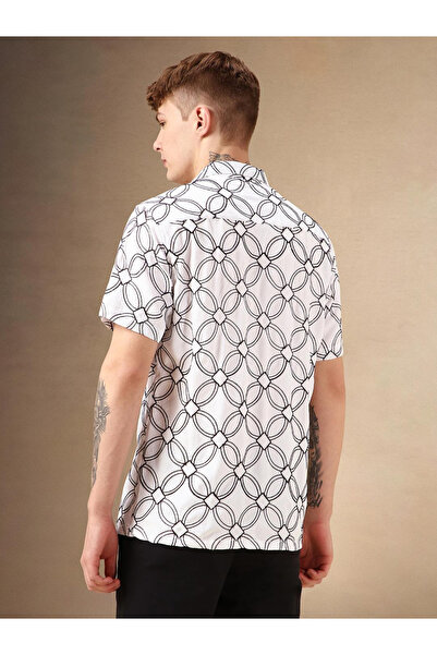 Dennis Lingo By Styli Floral Print Button-Down Collar Shirt