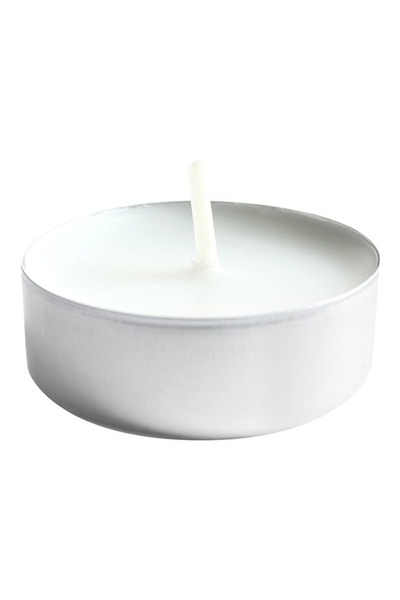 Generic 100-Piece White/Silver 38mm Candle Set