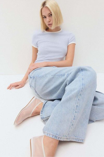 H&M Fitted T-shirt