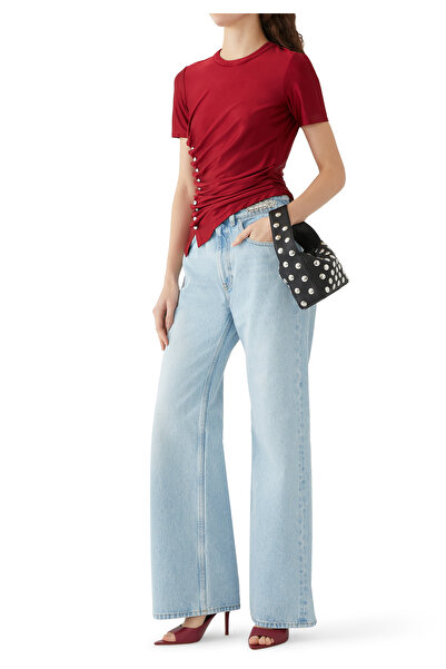 RABANNE Şık Baggy Denim Pantolon