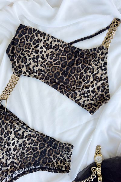 G&H UNDERWEAR Body cu model leopard