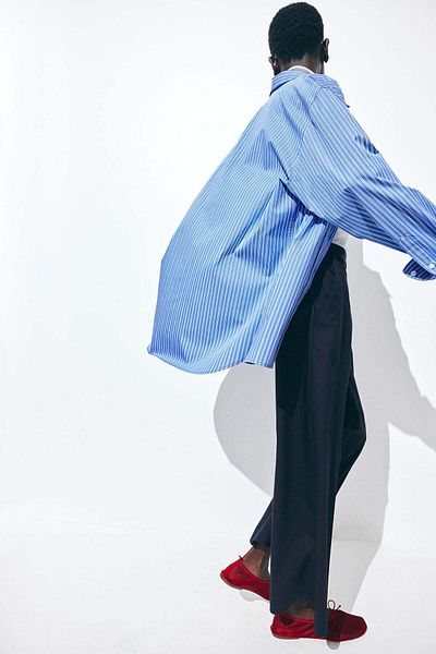 H&M Wide tailored trousers