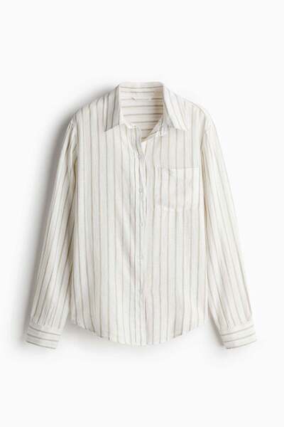 H&M Linen-blend shirt