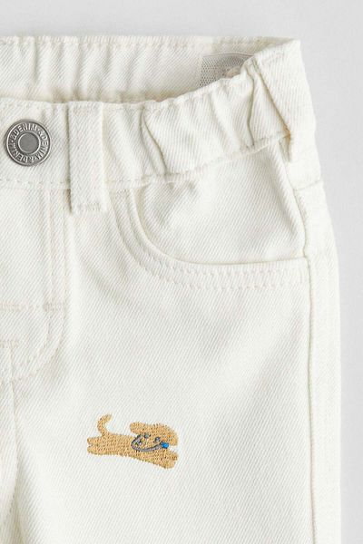 H&M Embroidery-detail jeans