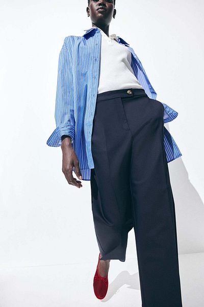 H&M Wide tailored trousers