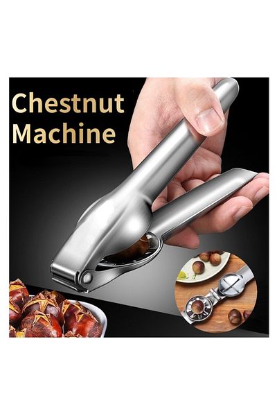 ANI OFİS KIRTASİYE A K Stainless Steel Rustproof Chestnut Opening Machine Nut Cracker Sheller Walnut Plier Chestnut Cutter