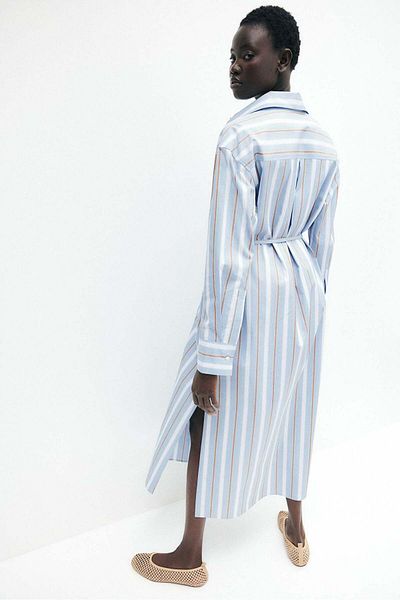 H&M Tie-belt Shirt Dress