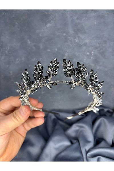 Hayalperest boncuk Venus Leaf Design Bridal Henna Crown Hair Accessory