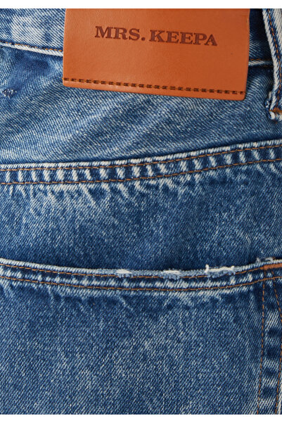 MRS KEEPA Kısa Paça Kot Pantolon