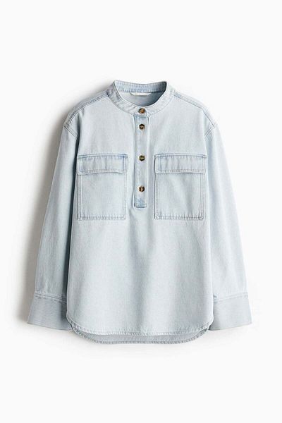 H&M Loose-fit denim shirt