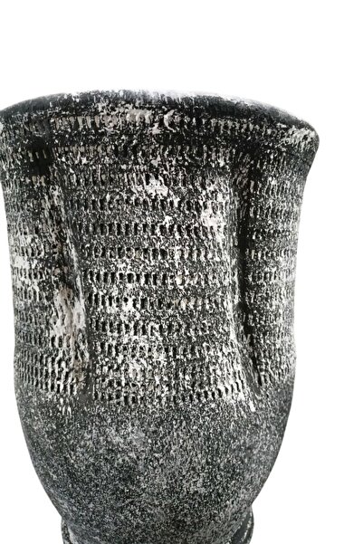 bone tasarım EL YAPIMI TOPRAK VAZO SAKSI