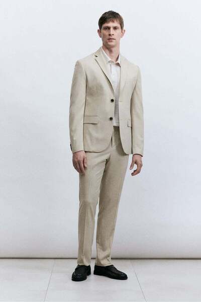 H&M بنطلون بدلة Slim Fit