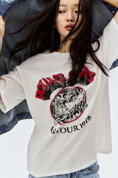 H&M Oversized printed T-shirt
