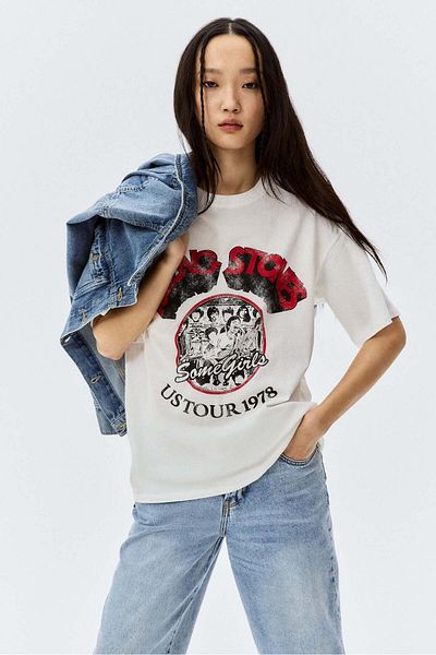 H&M Oversized printed T-shirt