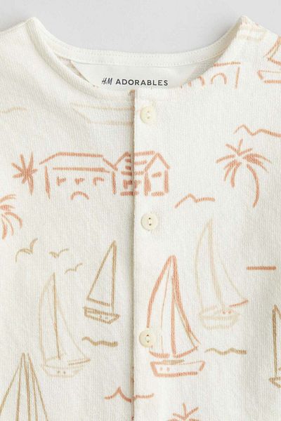 H&M Cotton romper suit