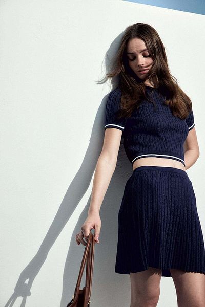 H&M Cable-knit skirt
