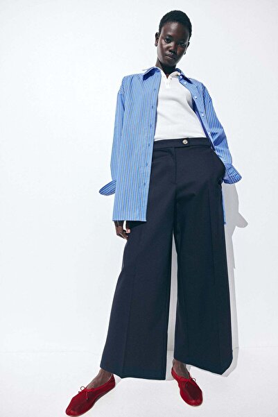 H&M Wide tailored trousers