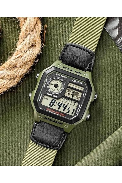 Casio Casio Men's AE-1200WHB-3BVDF Digital Waterproof Watch
