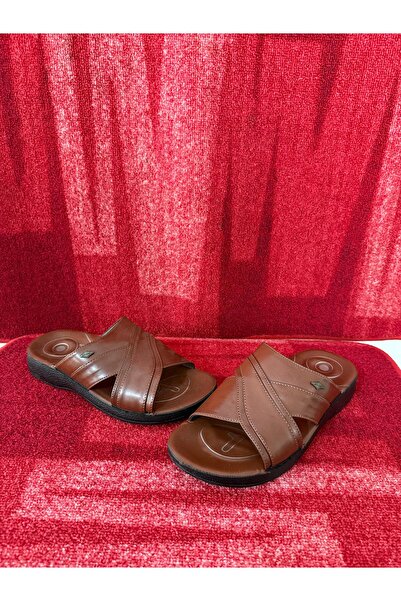 Akınal Bella ERKEK ORTAPEDİK TABAN GÜNLÜK KULLANIM RAHAT COMFORT TERLİK KAHVE...