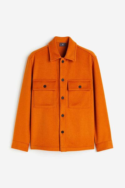 H&M Regular Fit Wool-blend overshirt