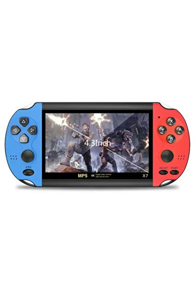 Corsair X7 4.3 Inç Retro Oyun Konsolu TV Çıkışlı Double Analog,Dahili 3000+ Oyun