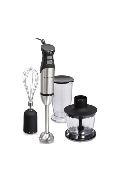 Hamilton Beach 5 In 1 Stainless Steel Hand Blender, Chopper, Mixer, Food Processor, Smoothie Maker, 160 Watts