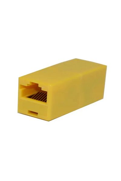 Generic RJ45 CONNECTOR 1 TO 1 - Yellow
