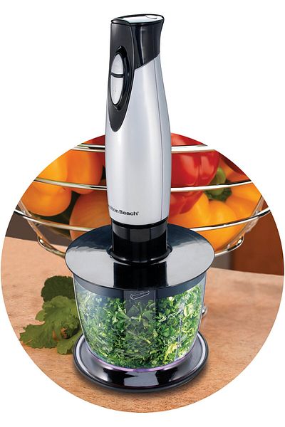 Hamilton Beach 5 In 1 Stainless Steel Hand Blender, Chopper, Mixer, Food Processor, Smoothie Maker, 160 Watts