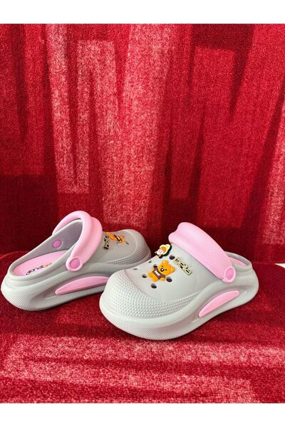 Akınal Bella Ροζ Ορθοπεδικές Παντόφλες - Κλειστή Νηφάλια και Πλεκτή Φιγούρα