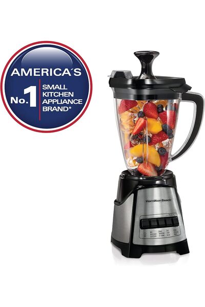 Hamilton Beach خلاط متعدد الاستخدامات سعة 1.4 لتر مع وعاء تريتان