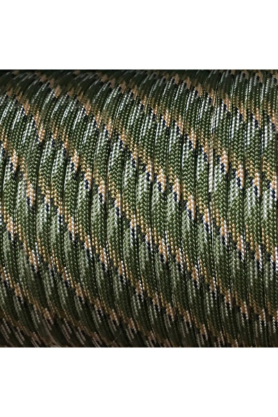 Choice حبل مظلة عسكري مموه 550 بطول 30 مترًا، 7 خيوط، 4 مم، حبل مظلة تكتيكي، ...