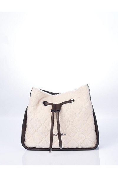Kayra Leather Plush Choking Bag