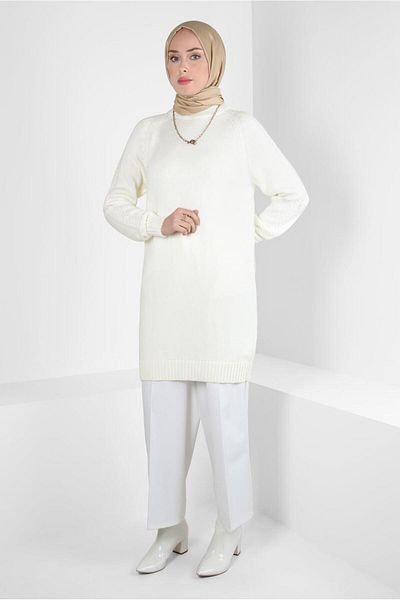 Alvina 44032 Model Knitwear Tunic