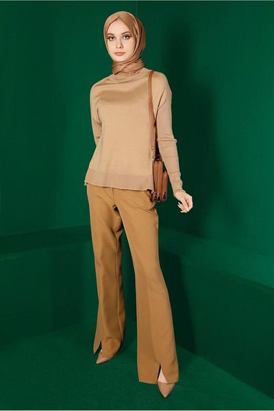 Alvina 42073 Μοντέλο ζιβάγκο Basic Knitwear Πουλόβερ