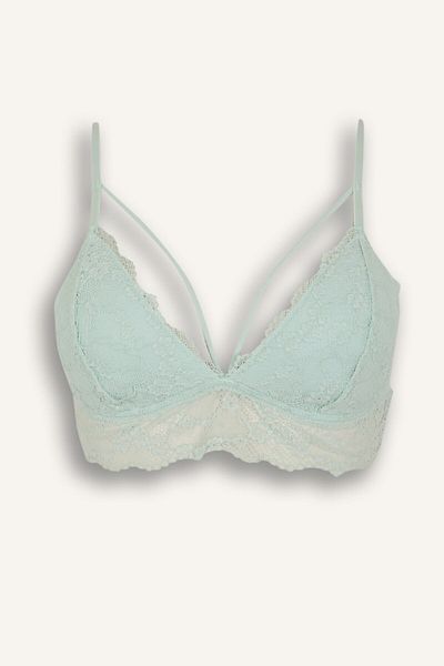 DeFacto Δαντελένιο Bralet με Pad-fall In Love R6569az25sp