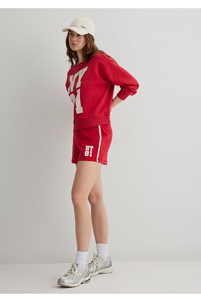 Mavi Printed Red Shorts 1410198 -80638