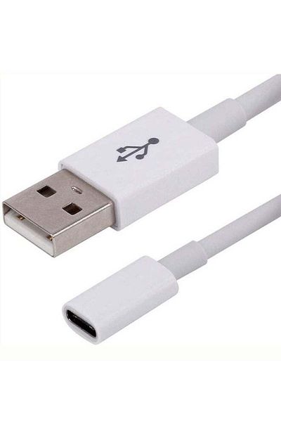 Generic كابل من النوع C أنثى إلى USB ذكر يدعم مزامنة البيانات 20 سم