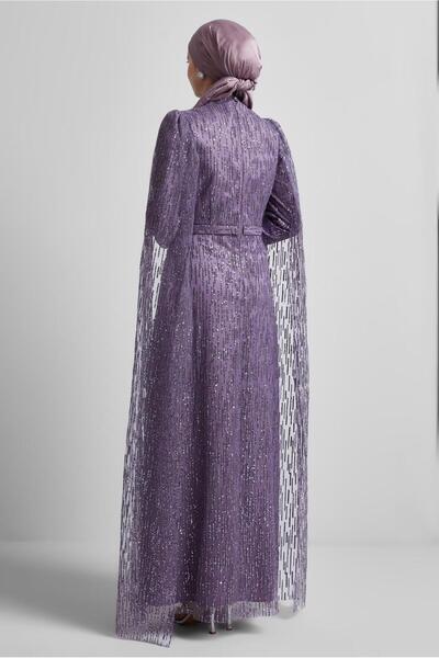Alvina PUL PAYETLİ ABİYE ELBİSE 50446