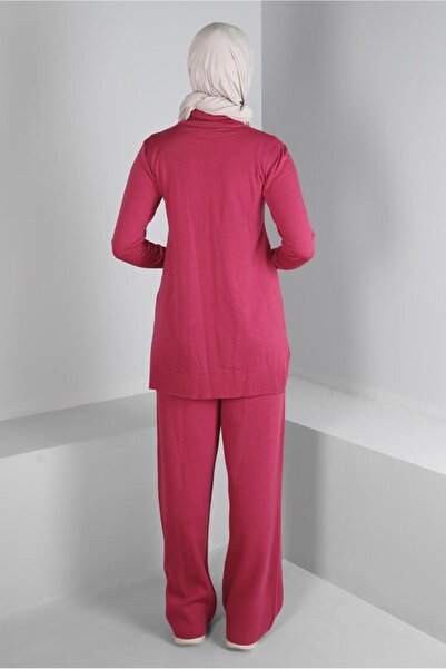 Alvina KNITTED DETAILED DOUBLE PANTKnitwear Suit 43215