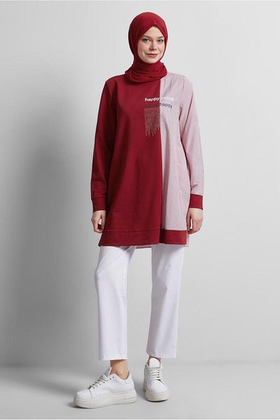 Alvina Striped Tracksuit Tunic 44749
